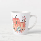 Herfst Waterverf Pompoen Boho Latte Mok (Rechts)