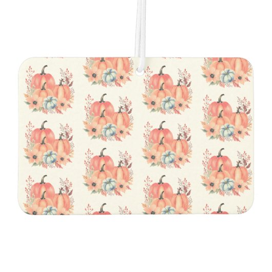 Herfst Waterverf Pompoen Boho Luchtverfrisser (Achterkant)