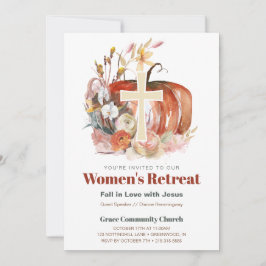 Herfst Waterverf Pompoen & Cross Vrouwenministerie Kaart