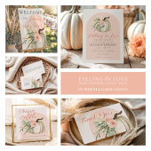 Herfst Waterverf Pompoen Roze Kaarten & Gift Tafel Poster