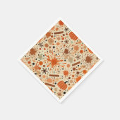 Herfst Waterverf Pompoen Spice Decoupage Servetten (Hoek)