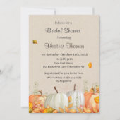 Herfst Waterverf pompoenen Vrijgezellenfeest Kaart (Voorkant)