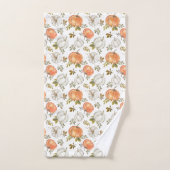 Herfst Waterverf pompoenpatroon Bad Handdoek (Handdoek)