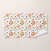 Herfst Waterverf pompoenpatroon Bad Handdoek (Handdoek)