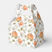 Herfst Waterverf pompoenpatroon Bedankdoosjes (Achterkant)