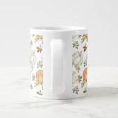 Herfst Waterverf pompoenpatroon Grote Koffiekop (Achterkant)