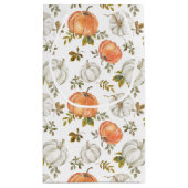 Herfst Waterverf pompoenpatroon Klein Cadeauzakje (Achterkant)