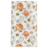 Herfst Waterverf pompoenpatroon Klein Cadeauzakje (Voorkant)