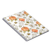 Herfst Waterverf pompoenpatroon Notitieboek (Rechterzijde)