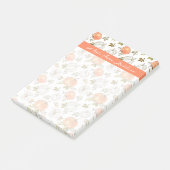 Herfst Waterverf pompoenpatroon Post-it® Notes (Schuin)