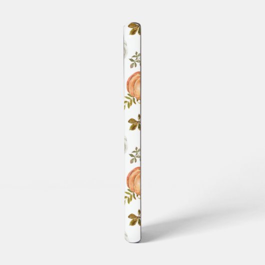 Herfst Waterverf pompoenpatroon Samsung Galaxy Hoesje (Linkerkant)