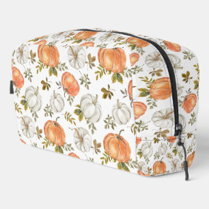 Herfst Waterverf pompoenpatroon Toilettasje