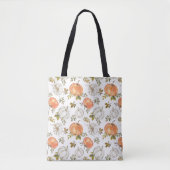Herfst Waterverf pompoenpatroon Tote Bag (Voorkant)
