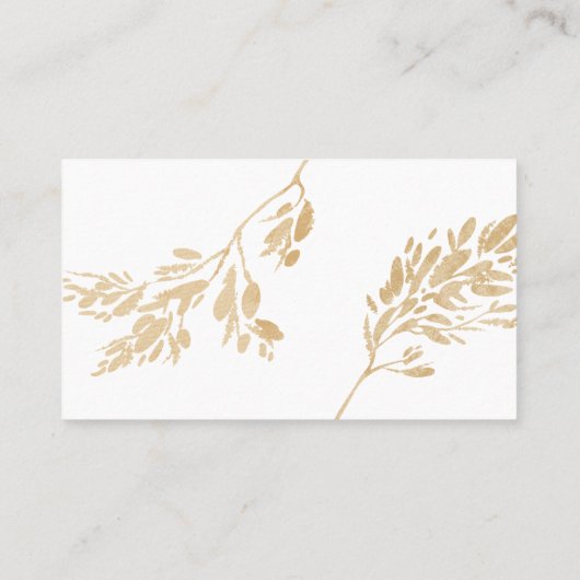 Herfst Waterverf — pompoenwrak — schoeisel Visitekaartje (Achterkant)