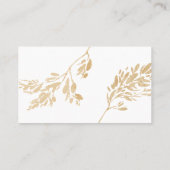 Herfst Waterverf Pumpkin Wheat Shower Registry Kaa Visitekaartje (Achterkant)