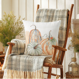 Herfst Waterverf Pumpkins Kussen