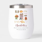 Herfst Waterverf Rustiek vrijgezellenfeest (Voorkant)