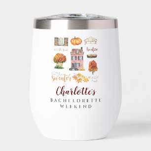 Herfst Waterverf Rustiek vrijgezellenfeest