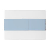 Herfst Waterverf rustieke bloemenbruiloft Uitnodigingen Wikkel (Achterkant Voorbeeld)