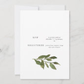 Herfst Waterverf Sunflower Bridal Shower Invitatio Kaart (Achterkant)