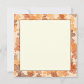 Herfst Waterverf Vreedzaam Meisje Wandelen (Achterkant)