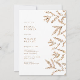 Herfst Waterverf Vrijgezellenfeest Kaart