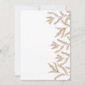 Herfst Waterverf Vrijgezellenfeest Kaart (Achterkant)