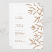 Herfst Waterverf Vrijgezellenfeest Kaart (Voorkant / Achterkant)