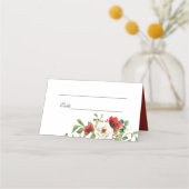 Herfst Waterverf Wedding Plaatskaartje (Voorkant)