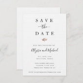Herfst Waterverf Wedding Save the Date Invitations (Voorkant / Achterkant)