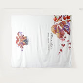 Herfst - Watervlek Bruids Bruiloft Foto Kabinet Wandkleed (Voorkant (horizontaal))