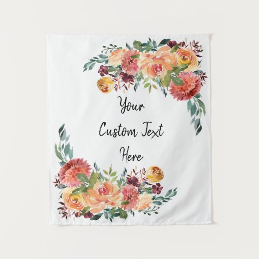 herfst Wedding Back Drop, herfst Foto Booth Tapest Wandkleed (Voorkant)