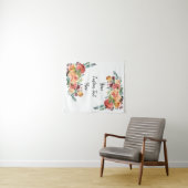 herfst Wedding Back Drop, herfst Foto Booth Tapest Wandkleed (In Situ (horizontaal))