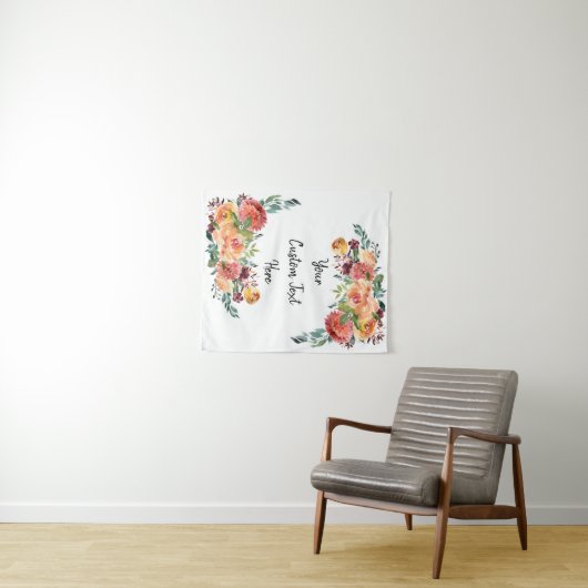 herfst Wedding Back Drop, herfst Foto Booth Tapest Wandkleed (In Situ (horizontaal))