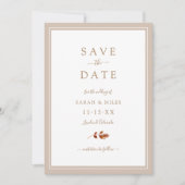 herfst Wedding Save The Date (Voorkant)