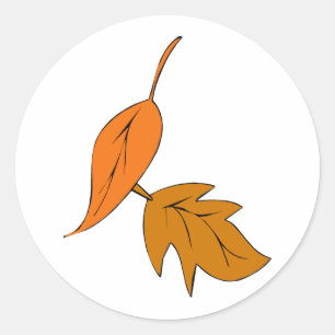 Herfst Wedding Theme Uitnodigingen Envelopes Seals Ronde Sticker