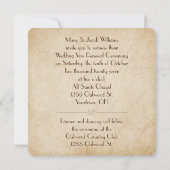 Herfst Wedding Vow Renewal Kaart (Achterkant)