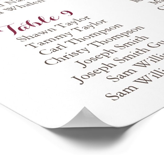 Herfst-weduwenkaart, Oranje roze Poster (Hoek)