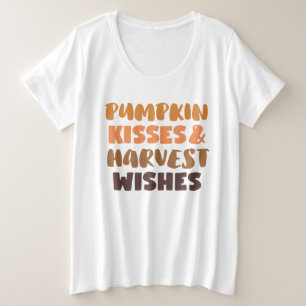 Herfst Weemens Plus Grootte T-shirt