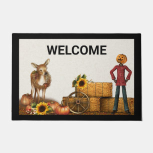 Herfst Welkome aangepaste klep Deurmat
