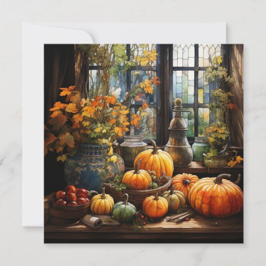 Herfst Wenskaart (Voorkant)