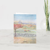 Herfst wenskaart - vier seizoenen collectie kaart (Achterkant)