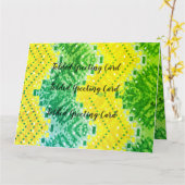 Herfst Wenskaarten & Afscheid Kaarten Pack (Gele Bloem)