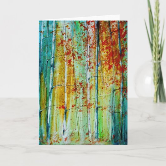 Herfst - Wenskaarten Kaart (Voorkant)