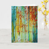 Herfst - Wenskaarten Kaart (Gele Bloem)