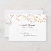 Herfst Werveling RSVP Kaartje (Voorkant)