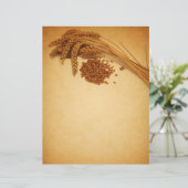  herfst Wheat Corn - Letterhead Stationery (Staand voorkant)