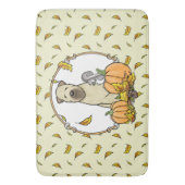 Herfst Wheaten Terrier (pieppompoenen 1b2) Badmat (Voorkant Verticaal)