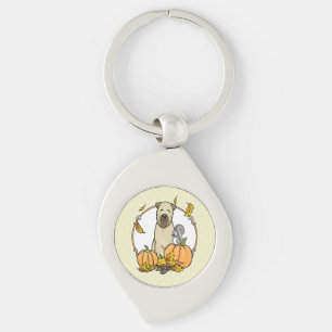 Herfst Wheaten Terrier (pieppompoenen 1b2) Sleutelhanger