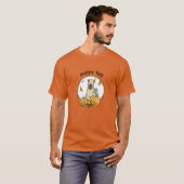 Herfst Wheaten Terrier (pieppompoenen 1b2) T-shirt (Voorkant volledig)